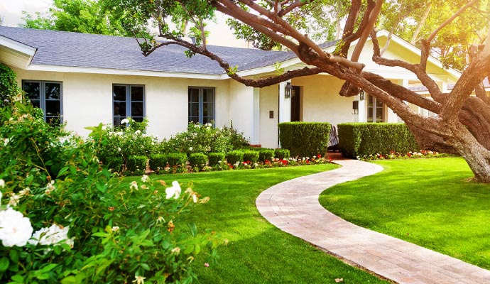 Clean residential house