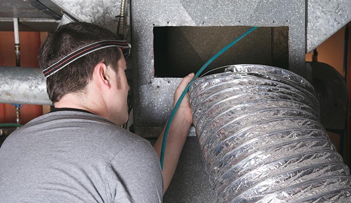 Air duct cleaning service