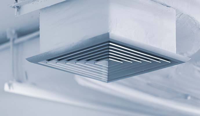 A clean air duct vent