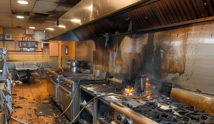 Commercial smoke damage