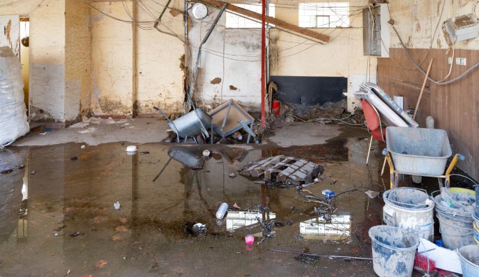 Commercial water damage