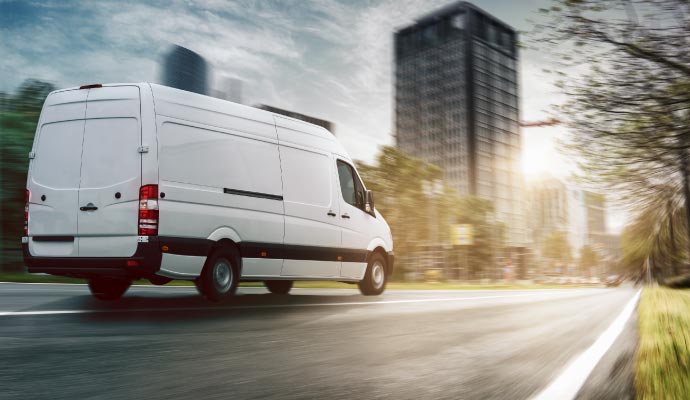 Emergency cleanup service van