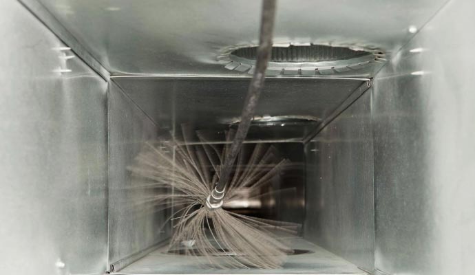 Duct system cleaning service