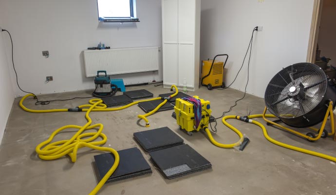 Water damage restoration