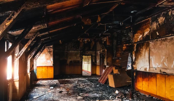 Fire Damaged Insulation Replacement in Detroit & Ann Arbor