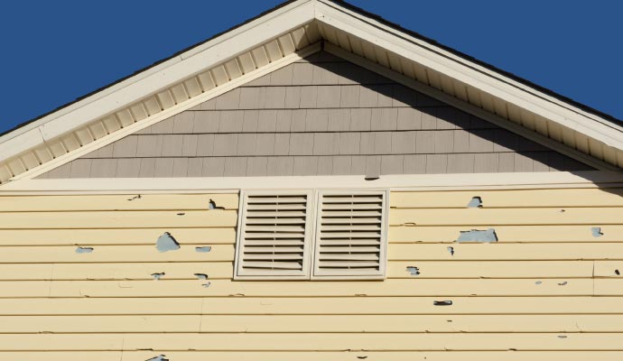 Hail damage property