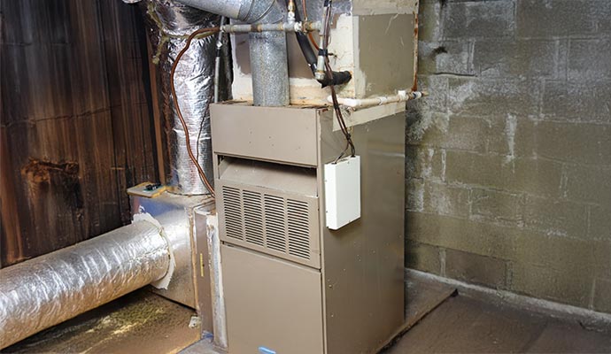 Installed furnace