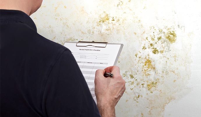 Home inspection checklist for mold