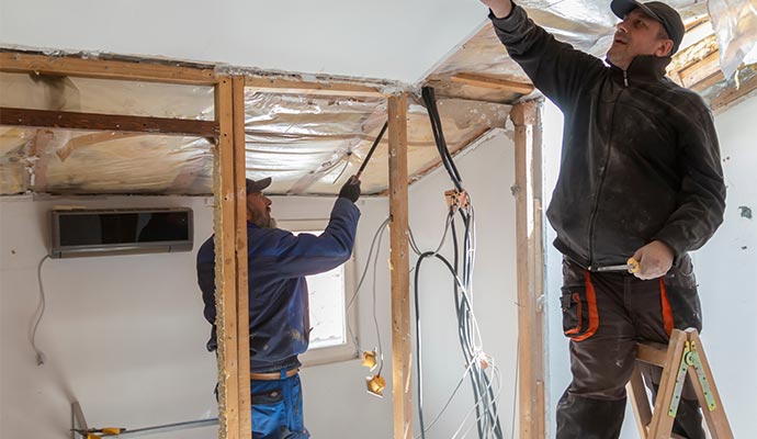 Home structural repair work