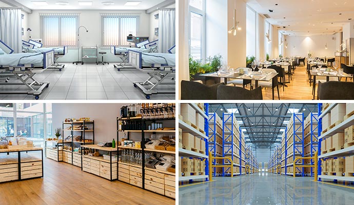 Professional cleaning services for diverse business sectors
