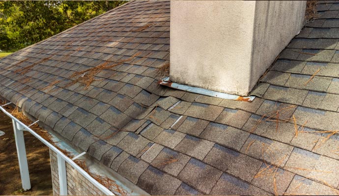 Roof leak