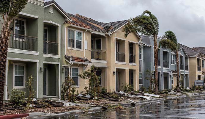 Storm damage commercial property