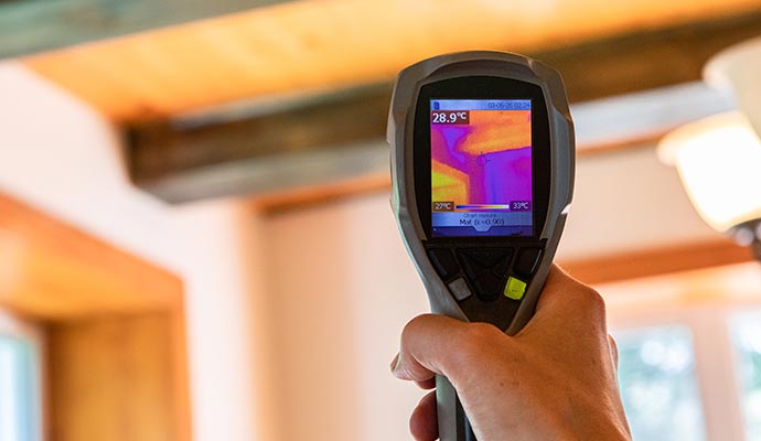 Thermal leak detection service