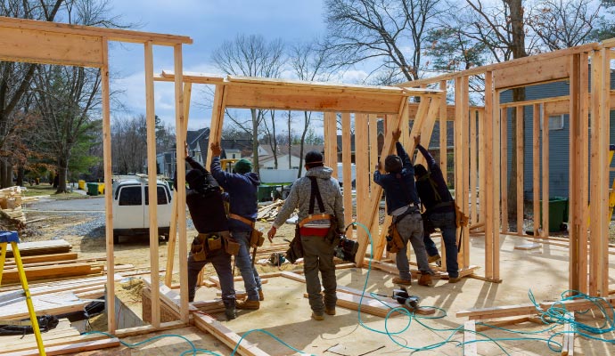 Construction area restoration services